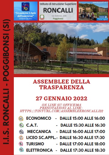 ASSEMBLEE DELLA TRASPARENZA RONCALLI