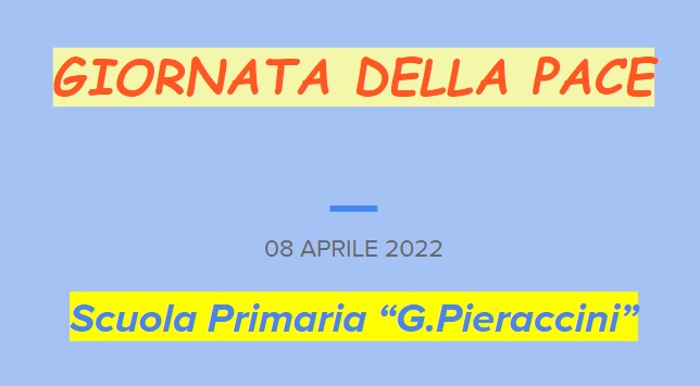 GIORNATA DELLA PACE