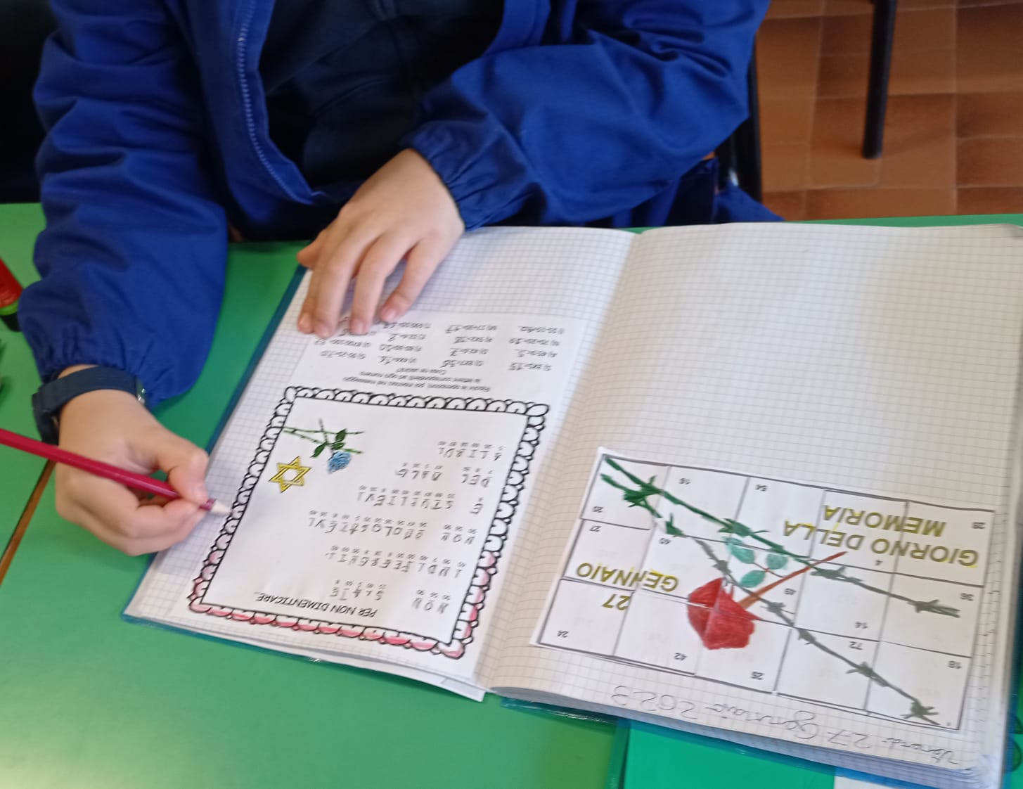 Terza A e terza C hanno svolto un lavoro di matematica
