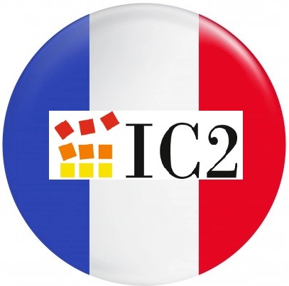Immagine bottone francese con logo IC2