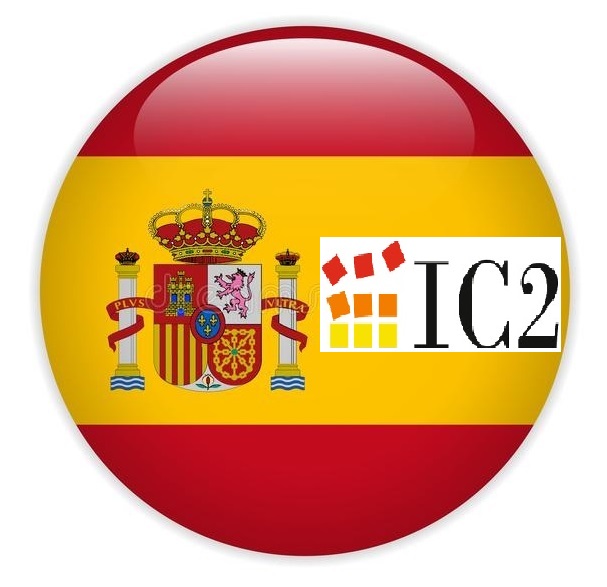 Immagine bottone spagnolo con logo IC2