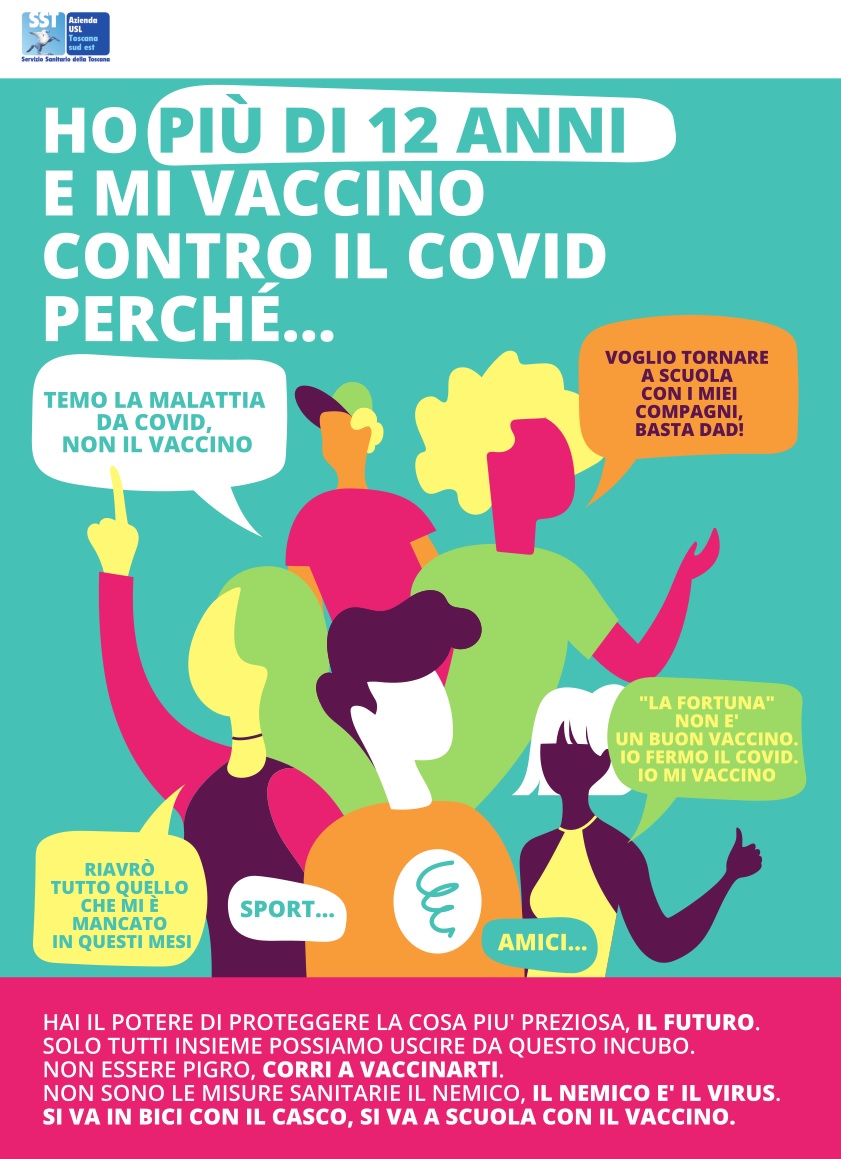 Locandina VaccinazioniOver12